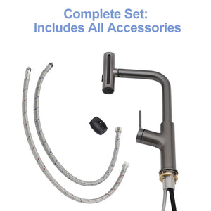 360° Pull Down Kitchen Faucet With 4 Spray Modes