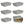 6-Pack Commercial Meat Tubs with Lids