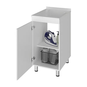 Darwin Freestanding Utility Tub and Sink Cabinet with One Door
