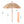 Tiki Umbrella Thatched Patio Umbrella 6 ft Poolside Beach Umbrella