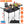 Portable Folding Camping Table With Adjustable Height Hanging Net Rustproof Carbon Steel Foldable Roll-Up Camping Table for Picnic Camping Hiking Beac
