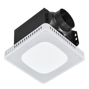 Bathroom Exhaust Fan with Seven Colors RGB Lights and Low Noise