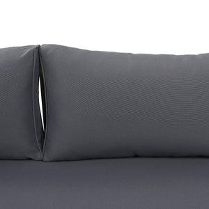 Claremont 3 Seater Daybed (Dark Gray)