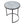 Round End Table, Stacking Side Tables With Sturdy Metal Frame For Small Space, Living Room, Office (Set of 2) - Black
