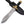 Fear Damascus Fixed Blade Hunting Knife with Bull Horn & Brass Handle - TRAPSKI