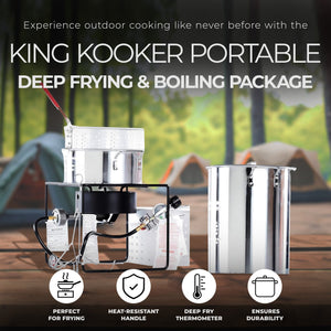 King Kooker Portable 29 Quart Propane Outdoor Deep Frying and Boiling Package