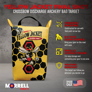 Morrell Yellow Jacket Hunting Crossbow Discharge Archery Bag Target (3 Pack)