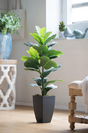 20x16x35" Artificial Fiddle-Leaf Fig Potted Plant