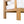 Outdoor 4-Seater Acacia Wood Patio Chat Set, Beige + Natural