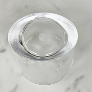Halo - Leading Ware Oval Acrylic Glasses (Set of 4) Dof, Bpa Free, 12Oz Plastic Drinkware - Clear