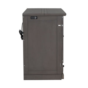 Murphy Bed Chest Cube Cabinet With Charging Station And Large Storage Drawer