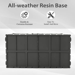 190 Gallon Metal Deck Box