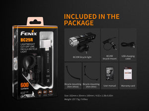Fenix BC25R LED Bike Light - TRAPSKI