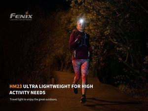 Fenix HM23 Compact Hiking and Running Headlamp - Discontinued - TRAPSKI