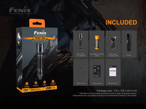 Fenix TK22 TAC Tactical Flashlight - 2800 Lumens - TRAPSKI