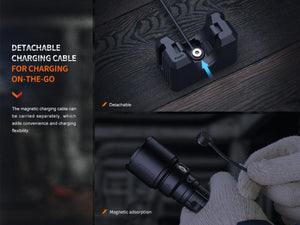 Fenix WF26R Cradle Charging LED Work Flashlight - TRAPSKI