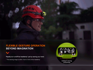 Fenix WH23R Gesture Sensing Industrial LED Headlamp - TRAPSKI