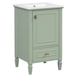 Retro Bathroom Vanity With Sink