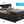 Modern Design Storage Bed With Bookcase Headboard