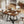 Square Dining Compact Kitchen Table - Brown / Black