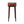 Solid Wood Chestnut Curved Hallway Table, 2-Drawers, Nordic Legs
