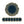 Plastic Charger Plate (Set of 8) - Blue / Gold