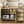 U-Style Modern Wave-Pattern Sideboard with 3 Drawers