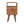 Solid Wood Mini Lille Curved Nightstand