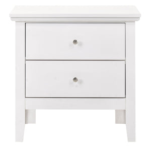 English Dovetailed Drawers Nightstand
