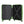 HIFINE Tourist 3-Piece Spinner Wheel Luggage Set in Green