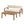 2 Pieces Outdoor Sofa Set with Cushions - Teak
