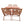 5 Piece Patio Dining Set, 4 Folding Chairs & 1 Dining Table, Indoor And Outdoor Universal - Teak