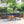 Wood Structure Outdoor Sofa Set with Gray Cushions