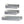 Decorative Galvanized Nesting Trays (Set of 3) - Gray