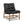 Oxford Leather Mid-Century Modern Accent Chair - Noir Black