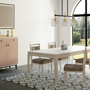 Rope Back Chair - Beige / Carmel