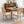 A&A French Style Solid Wood Frame Dining Chairs Set of 2