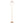 Moon Contemporary Floor Lamp in Gold Metal and Frosted Glass