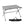 4-6 Person Portable Aluminum Camping Table with Carrying Bag