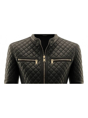 Finn Black Leather Jacket - Men Leather Jacket Black