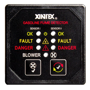 Fireboy-Xintex Gasoline Fume Detector w/Dual Channel Blower Control - 12/24V - TRAPSKI