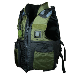 First Watch AV-800 Four Pocket Flotation Vest - OD Green - XXL to3XL - TRAPSKI