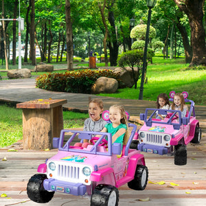 Power Wheels Kids Electric 12 Volt Toy Car Ride On Disney Princess Jeep Wrangler