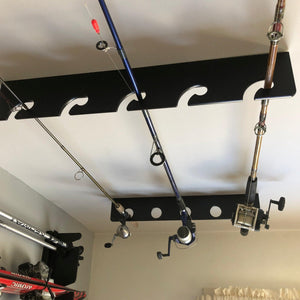 Wall-Mounted Fishing Rod Rack