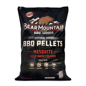 Bear Mountain BBQ Premium All Natural Hardwood Mesquite Smoker Pellets (3 Pack)