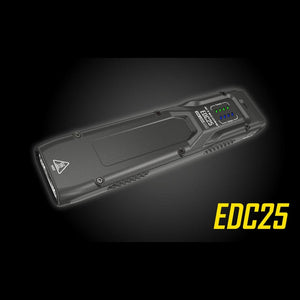 Nitecore EDC25 3000 Lumen USB-C Rechargeable Flat EDC Flashlight - TRAPSKI