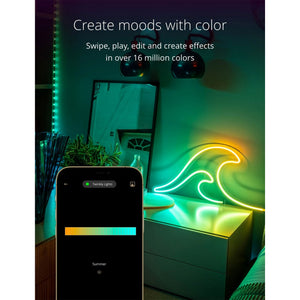 Twinkly Flex App-Controlled Flexible Light Tube RGB 16 Mil Colors 6.5' (4 Pack) - TRAPSKI