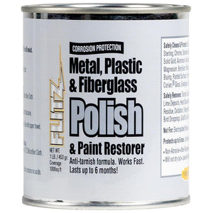 Flitz Metal, Plastic Fiberglass Polish Paste - 1.0lb - TRAPSKI