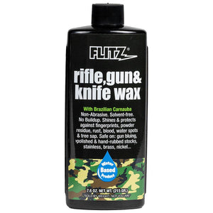 Flitz Rifle, Gun & Knife Wax - 7.6 oz. Bottle - TRAPSKI