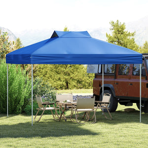 10 X 10 FT Foldable Outdoor Patio Shelter Canopy Tent with 1-Push Center Lock